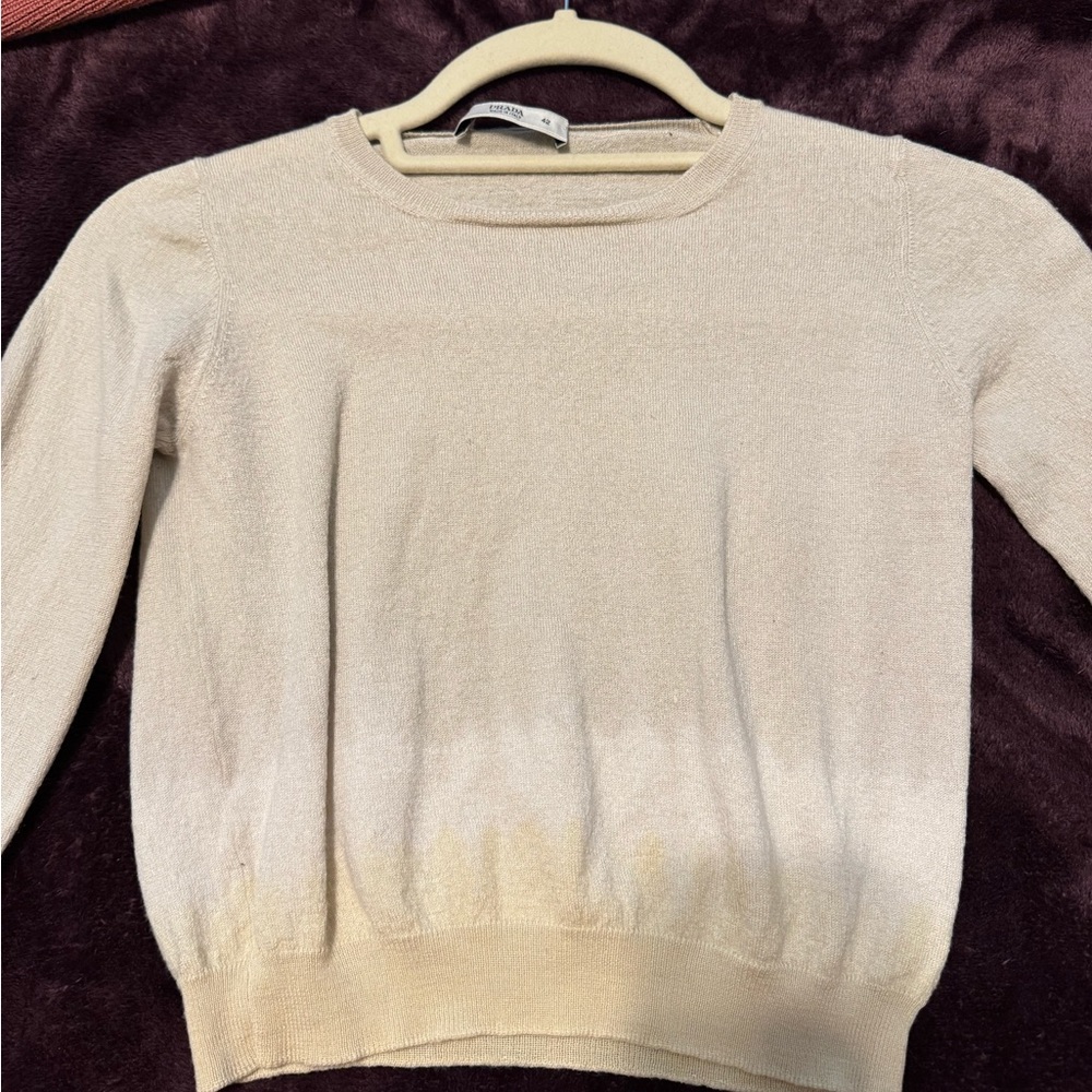 Prada cropped cashmere top